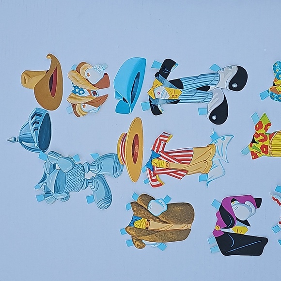 Vintage Walt Disney Whitman 1972 Mickey & Minnie Mouse Paper Dolls - Picture 9 of 12